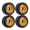 4pcs CNC Aluminum 1.9 Beadlock Wheel Hub Rim for 1/10 RC Crawler Car SCX10 RC4WD D90 TRX4 Capra VS4-10 CC01 LCG Tires Upgrades view 1