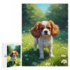 Cavalier King Charles Spaniel Dog Themed Wooden Puzzle 500 Pieces, Fun Jigsaw for Friends view 1