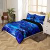 Erosebridal Purple Dolphin Comforter Cover Summer Nautical Bedding Set Toddler Size for Kids Boys Girls Bedroom Decor,Hawaii Beach Duvet Cover Ocean Animal Bed Set 1 Pillow Case view 3