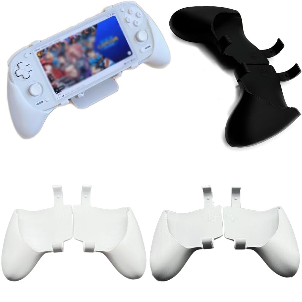 Grip Handle for Retroid Pocket 5, 3D Printed Holding Handle, Game Console Handle Grip (Black)