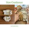 LICHADUOLE 6"/16cm Teddy Bear Outfit: Tiny Bartholomew Bear Striped Top Pants Set for Slim 6-inch Stuffed Animals.(NO Doll) view 3