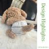 LICHADUOLE 6"/16cm Teddy Bear Outfit: Tiny Bartholomew Bear Striped Top Pants Set for Slim 6-inch Stuffed Animals.(NO Doll) view 4