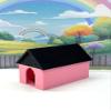 3D Printed Dog with Dog House, 3.5" Articulated English Bulldog Puppy Animal, Man's Best Friend, Fidget Animal Toy, Office and Home Decor - ADSET3-EB-PH view 2