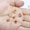 100PCS Mini Capybara Decor for Dollhouse Resin Tiny capybaras for Crafts Micro Miniature Capybara for Fairy Garden Dollhouse Micro Landscaping Decoration view 3