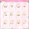 12 Pcs Happy Mothers Day Cupcake Topper, Flower Gold Foil Shape Mother's Day Cake Picks, Best Mom Ever Love You Mom Mother's Day Cake Sticks, Mom Cake Decorations for Mothers Day Party view 2