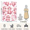 FLildon Cute Monkey Cotton Baby Blanket 30" x 40" Warm Soft Breathable Muslin Swaddle Blankets for Toddler Boys Girls Nursery Receiving Wraps view 3