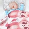 FLildon Cute Monkey Cotton Baby Blanket 30" x 40" Warm Soft Breathable Muslin Swaddle Blankets for Toddler Boys Girls Nursery Receiving Wraps view 4
