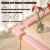 Foam protection edges Edge Corner Guards Protector With 4 Guard Corners Self-Adhesive Foam Collision Strips Children's Bumper Stair Cushion For Furniture Cabinets Steps(Red,2 m/6.56ft)(Pink,5 m/16.4ft view 2