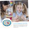 BIUDECO Hand Clock for Kids Learning Clock for Kids Telling Time Wooden Time Learning Clock Math Teaching Clock view 4