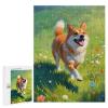 Chinese Rural Dog Lovers Wooden Puzzle 500 Pieces, Challenging Jigsaw for Adults view 1