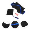 LOGOFUN 2 Sets Graduation Dress Up Set for Bear Plsuh Toy Stuffed Animal Costume Outfit Kit with Tassel Cap Shawl and Scroll for 2025 Grad Party Blue view 4