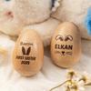 KEMEILA Custom Wooden Easter Eggs - Personalized Engraved Easter Decor, Musical Easter Shaker Gifts for Kids & Family view 1