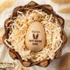 KEMEILA Custom Wooden Easter Eggs - Personalized Engraved Easter Decor, Musical Easter Shaker Gifts for Kids & Family view 2