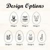 KEMEILA Custom Wooden Easter Eggs - Personalized Engraved Easter Decor, Musical Easter Shaker Gifts for Kids & Family view 3