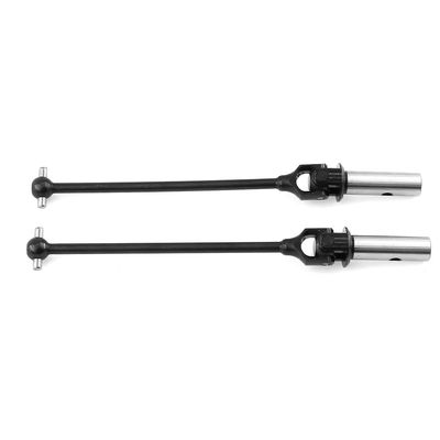 2Pcs 45# Steel Front Rear Universal CVD Drive Shaft for 1/8 Mugen Seiki MBX8R RC Car E2218 E2219