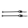 2Pcs 45# Steel Front Rear Universal CVD Drive Shaft for 1/8 Mugen Seiki MBX8R RC Car E2218 E2219 view 1