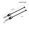 2Pcs 45# Steel Front Rear Universal CVD Drive Shaft for 1/8 Mugen Seiki MBX8R RC Car E2218 E2219 view 2