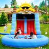 22.5FT(L) Commercial Inflatable Water Slide for Kids Adults, Heavy Duty Full PVC Inflatable Water Slide with 950W Blower for Backyard, Outdoor Slide Park view 1