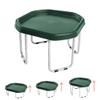 MEKA Small 28"x28" Tuff Tray Set Dark Green, Activity Sensory Tray Plus Stand Children, Outdoor Play Sand and Water Table for Toddlers and Kids, Toy Boys Girls view 4