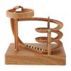 Perpetual Motion Machine, Kinetic Art Perpetual Motion Device with 10 Steel Balls, Don't Stop Rolling Physical Science Toys Toy Balls(Grit view 1