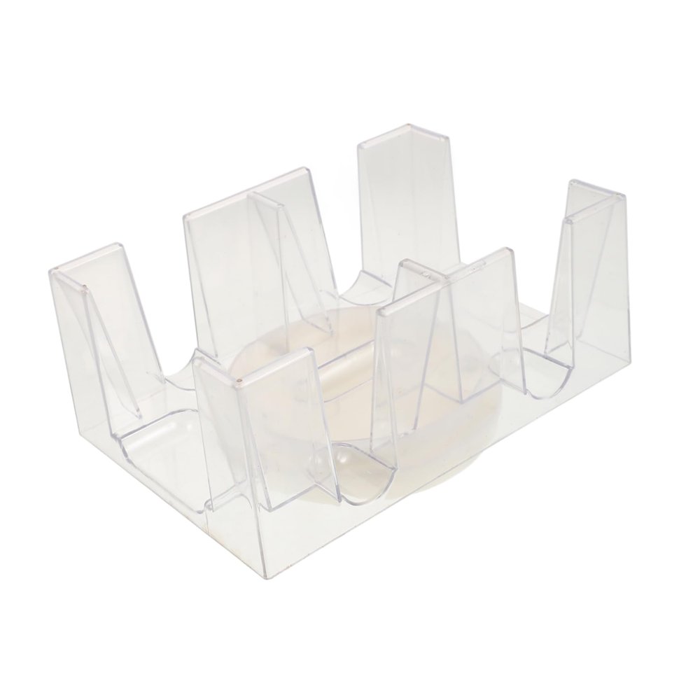 Totority Rotating Playing Card Tray Deck Capacity Card Holder for Easy Organization and Storage for Home Office and Game Night