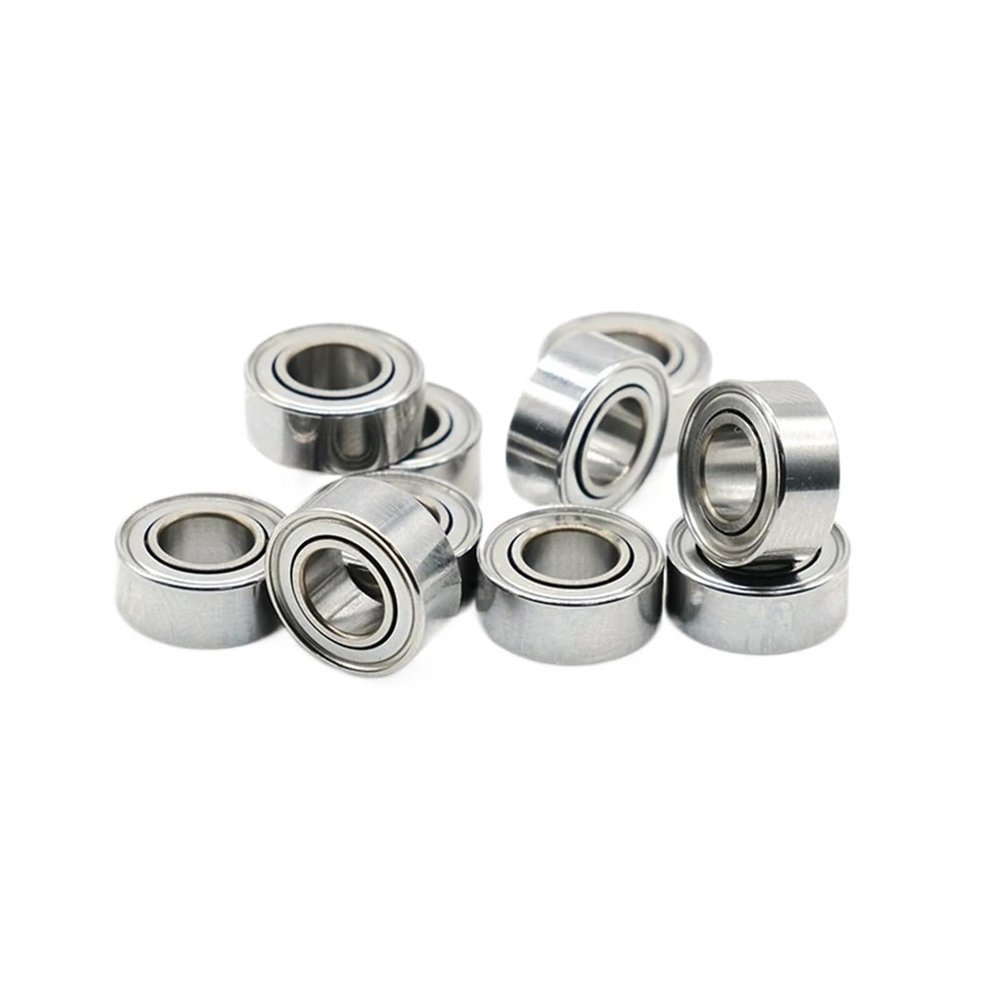 10Pcs 4x10x4 SMR104 ZZ CB Stainless Steel Hybrid Ceramic Ball Bearing L1040ZZ SMR104ZZ CB Reel Bearing RC Bearing