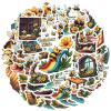 100Pcs Cartoon Bee Stickers, Waterproof Bee Sticker for Water Bottle Laptop Phone Cases Planner Skateboard Luggage Helmet Party Favor Decor, Ideal for Adults Teens Teacher Rewards C117W view 1