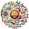 100Pcs Cartoon Bible Stickers, Waterproof Bible Sticker for Water Bottle Laptop Phone Cases Planner Skateboard Luggage Helmet Party Favor Decor, Ideal for Adults Teens Teacher Rewards C142X view 1