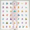 100Pcs Cartoon 3D Cat Stickers, Waterproof 3D Cat Sticker for Water Bottle Laptop Phone Cases Planner Skateboard Luggage Helmet Party Favor Decor, Ideal for Adults Teens Teacher Rewards C1Z2C view 3