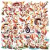 100Pcs Cartoon Sugar Glider Stickers, Waterproof Sugar Glider Sticker for Water Bottle Laptop Phone Cases Planner Skateboard Luggage Party Favor Decor, Ideal for Adults Teens Teacher Rewards C1Z4N view 2