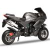 feneihe Kids Dirt Bike,49cc 4-Stroke Pocket Bike,EPA Approved Dirt Bikes for Kids 8-14,Strong Dual Brake, Realistic Racing Pocket Bike Max Speed 25 Mph,Gas Pocket Motorbike with Front Rear Disc Brake view 1
