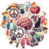100Pcs Cartoon Mix Stickers, Waterproof Mix Sticker for Water Bottle Laptop Phone Cases Planner Skateboard Luggage Helmet Party Favor Decor, Ideal for Adults Teens Teacher Rewards C142T view 1