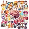 100Pcs Cartoon Mix Stickers, Waterproof Mix Sticker for Water Bottle Laptop Phone Cases Planner Skateboard Luggage Helmet Party Favor Decor, Ideal for Adults Teens Teacher Rewards C142T view 2