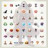 100Pcs Cartoon Mix Stickers, Waterproof Mix Sticker for Water Bottle Laptop Phone Cases Planner Skateboard Luggage Helmet Party Favor Decor, Ideal for Adults Teens Teacher Rewards C142T view 3