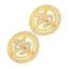 HOMSFOU 2pcs Turntable Gyro Toy Us Symbol Creative Decor for Projects and Material Easy to Operate for view 1