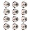 12 Pieces of Wheel Lock Nuts Without Metal Sliding for SCX10 RC Axial, Light and Automobile (Silver) view 2