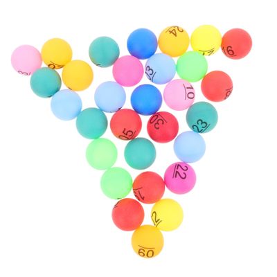 Toyvian 30pcs Inflatable Bingo Numbers Colorful Raffle Game for Party Decorations and Fun Activities Vibrant Bingo Accessories for Birthdays and Gatherings
