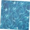 Parliky Self-Adhesive Water Ripple Stickers 6 Scenery Accessories for Dollhouse Floor Decals Miniature Landscape Decals Sticker A4 view 3