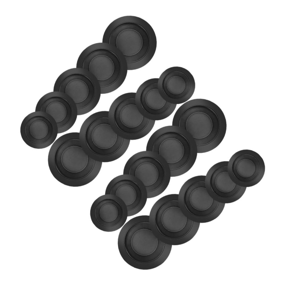 FELTECHELECTR 20pcs Round Rubber Plugs for Piggy Bank Stoppers Easy Installation Material Replacement for Saving Box Assorted
