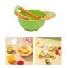 Potato Masher Bowl Toddler Grinding Bowl Set Baby Food Masher Bowl with Handle Food Masher Vegetable Puree Masher Bowl view 2