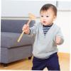 Garneck 12pcs Mini Hammer Toy for Boys and Girls Solid Wood Mallet for Toddlers Fun Pounding Toy for Hand-Eye Coordination view 3