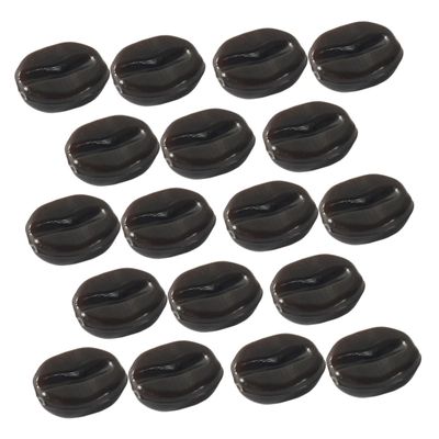 ADOCARN 1pack Artificial Coffee Beans Realistic Fake Coffee Beans for Crafts Home Decoration Photo Props and Restaurant Displays