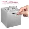 ADOCARN 3pcs Stainless Steel Piggy Bank Metal Savings Box for Adults Simple Design Bank for Boys and Girls for Any Occasion Encourages Saving Habits view 4