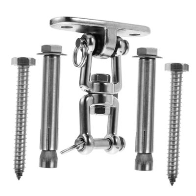 TOBBOMEY Multi-Purpose Swing Fixing Hooks Stainless Steel for Hammock Swing Easy Install
