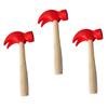 IMIKEYA 3pcs Wooden Hammer Tool Toy for Boys and Girls Non-Toxic Simulation Maintenance Toys for Creative Play Boys and Girls Promotes Hand Development view 1