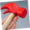 IMIKEYA 3pcs Wooden Hammer Tool Toy for Boys and Girls Non-Toxic Simulation Maintenance Toys for Creative Play Boys and Girls Promotes Hand Development view 2