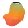 Green Red Gradient High Stretchy Car Seat Cover for Babies Multi Use Carseat Canopy Cover Nursing Cover for Breastfeeding Shower Gifts for Girls Newborn Boys view 1