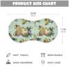 WELLDAY Muslin Baby Burp Cloths Set of 4, Soft Absorbent Cute Cartoon Frog Cotton Burping Cloth, Milk Spit Up Rags for Newborn Unisex, 22 x 11 Inch view 3