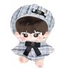 niannyyhouse 10cm 15cm 20cm Plush Doll Clothes Hat Poncho Shawl Sets Dolls Dressup (Blue, 10cm) view 2
