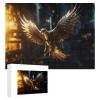 1000 Piece Jigsaw Puzzle Eagle with Open Wings Puzzle Puzzle Decompression Challenge Game Puzzle Decompression Parent Games Christmas view 4